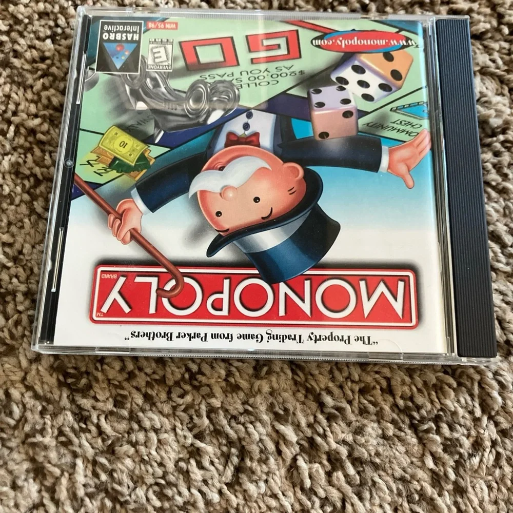 Hasbro Monopoly Game PC Game for Windows 95/98